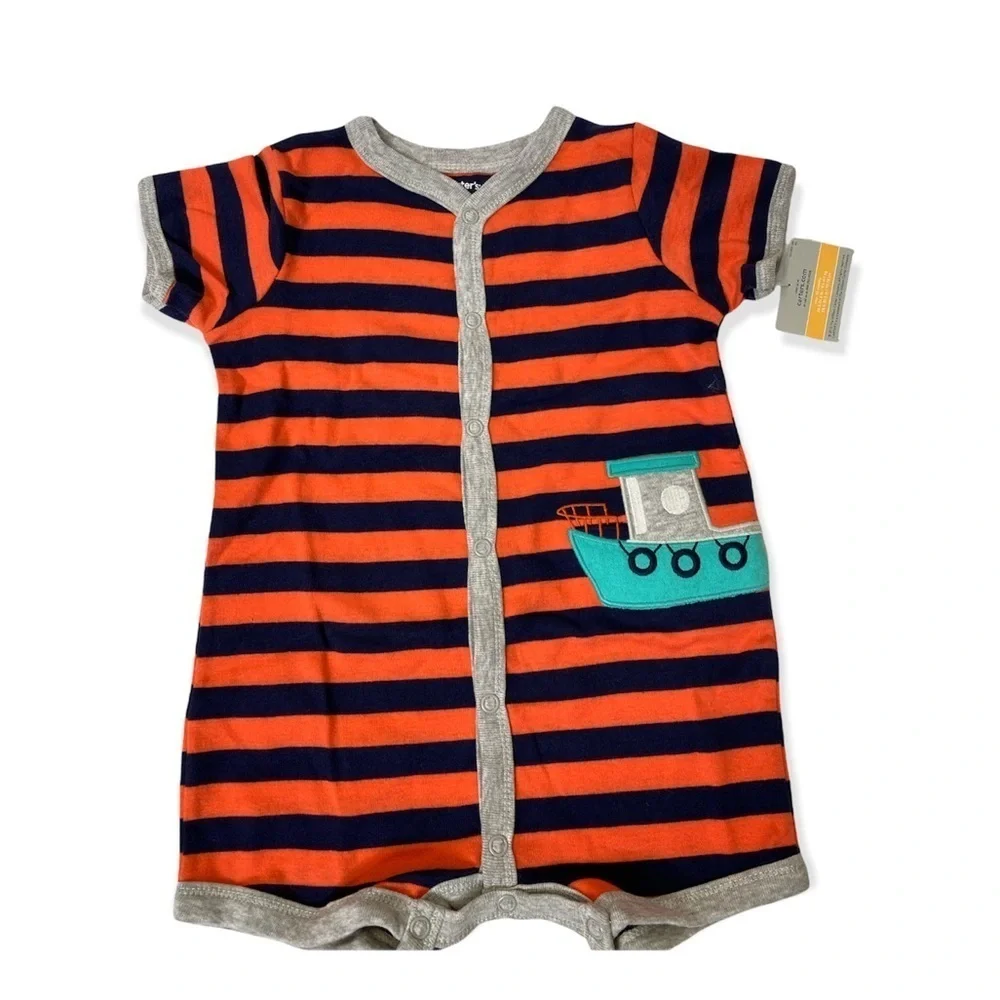Carter’s infant one piece snap up romper size 12m